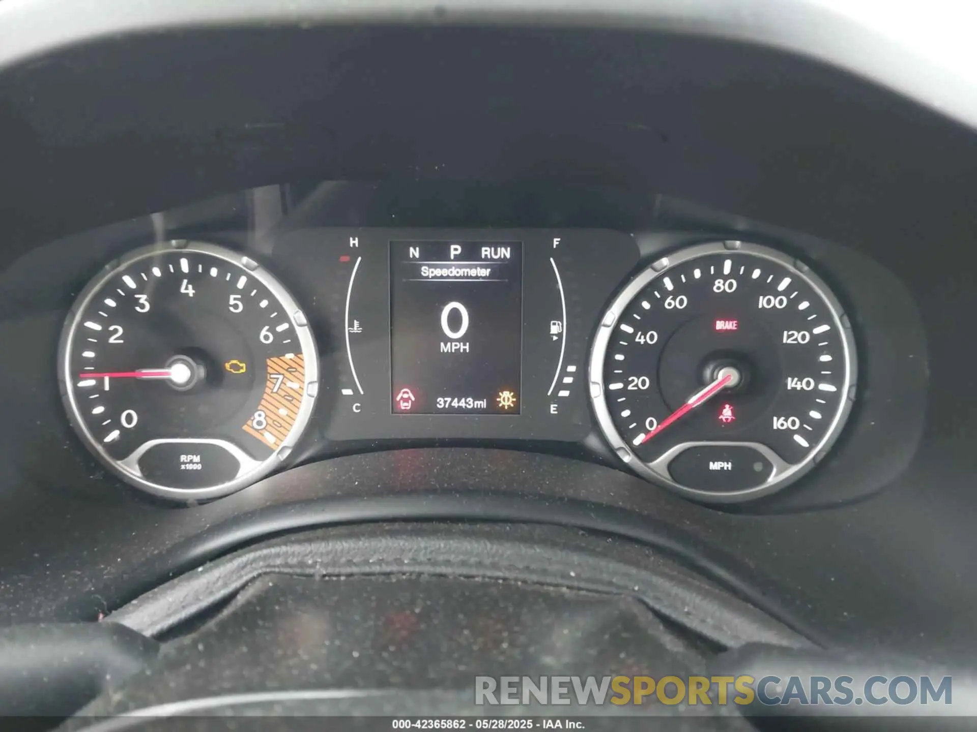 7 fotografías del automóvil dañado ZACNJBAB1LPL13505 JEEP RENEGADE 2020