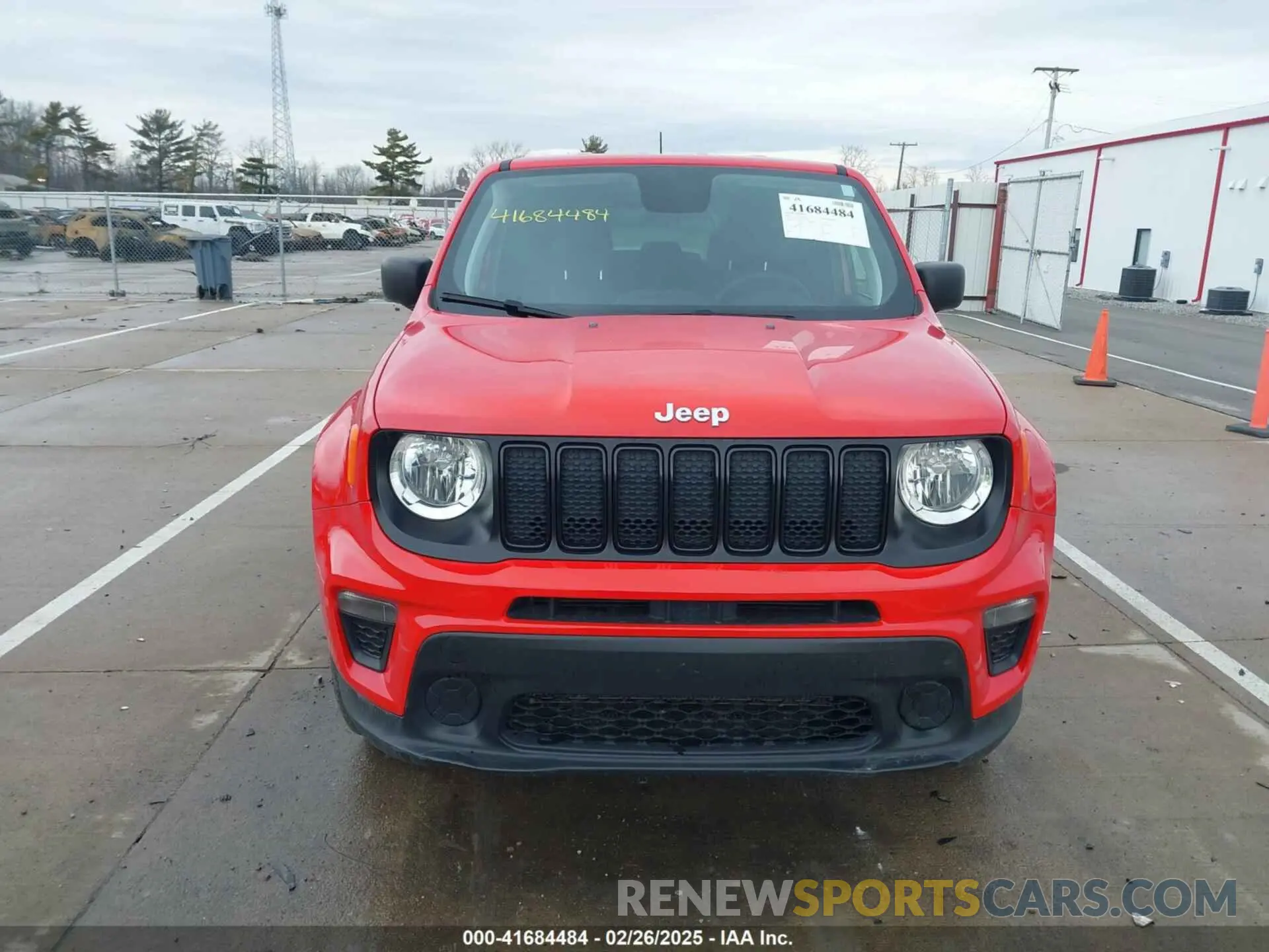 12 fotografías del automóvil dañado ZACNJBAB1LPL73400 JEEP RENEGADE 2020