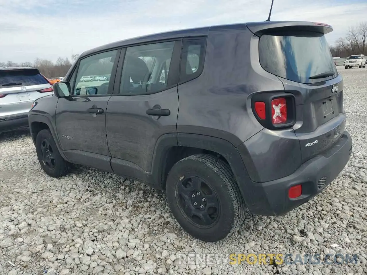 2 fotografías del automóvil dañado ZACNJBAB1LPM00031 JEEP RENEGADE 2020