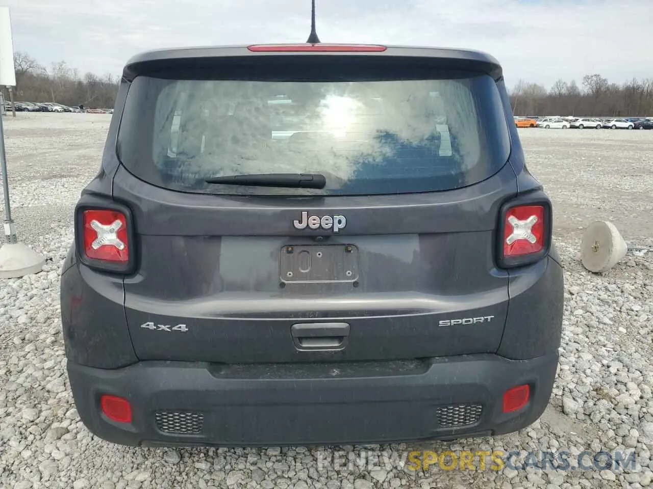 6 fotografías del automóvil dañado ZACNJBAB1LPM00031 JEEP RENEGADE 2020