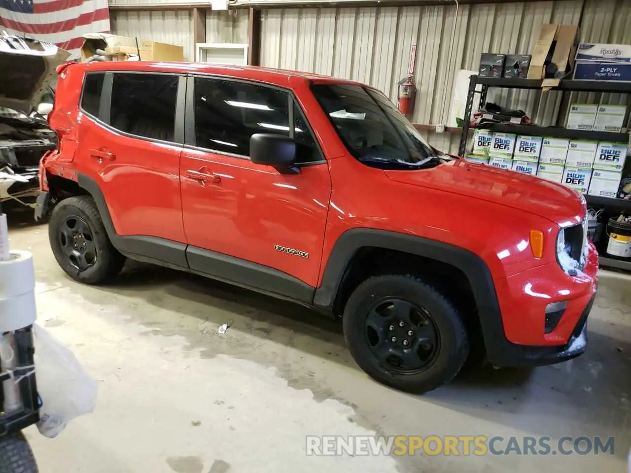 4 fotografías del automóvil dañado ZACNJBAB2LPK96116 JEEP RENEGADE 2020