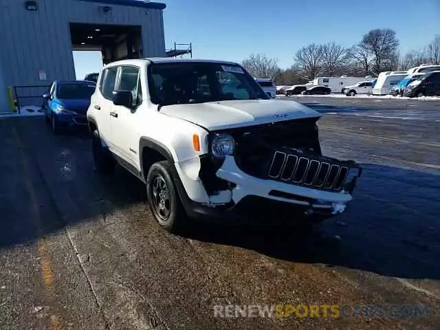 14 fotografías del automóvil dañado ZACNJBAB3LPK96545 JEEP RENEGADE 2020