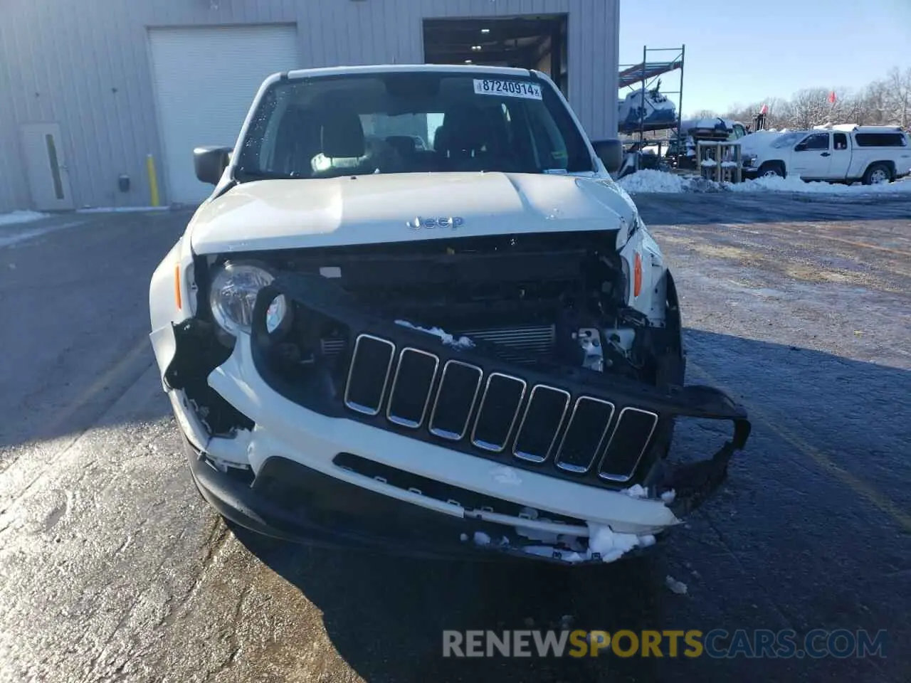 5 fotografías del automóvil dañado ZACNJBAB3LPK96545 JEEP RENEGADE 2020