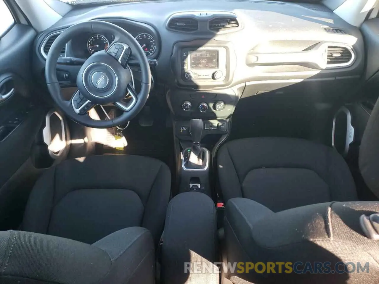 8 fotografías del automóvil dañado ZACNJBAB3LPK96545 JEEP RENEGADE 2020