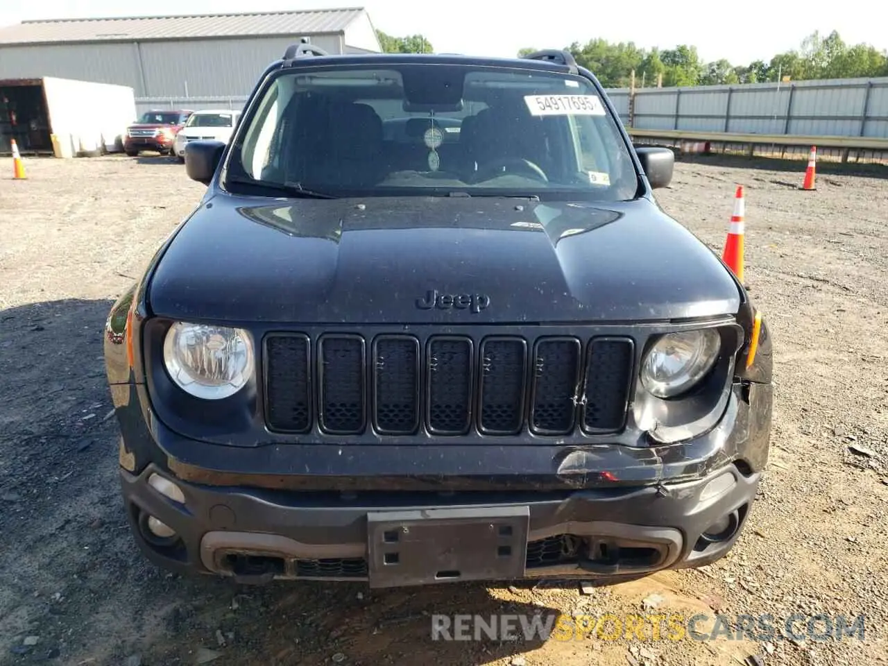 5 fotografías del automóvil dañado ZACNJBAB5LPL03043 JEEP RENEGADE 2020