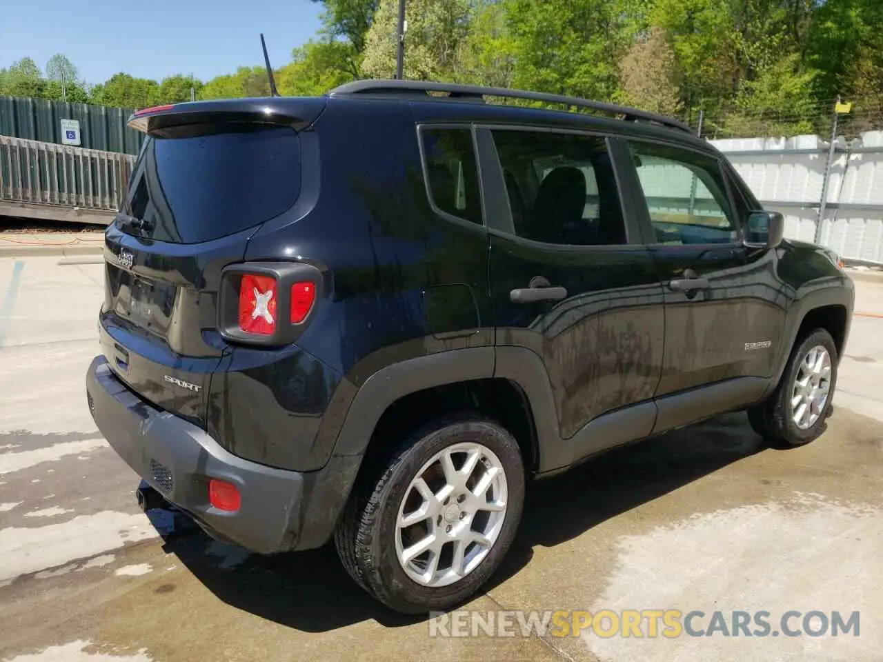 3 fotografías del automóvil dañado ZACNJBAB8LPK99358 JEEP RENEGADE 2020