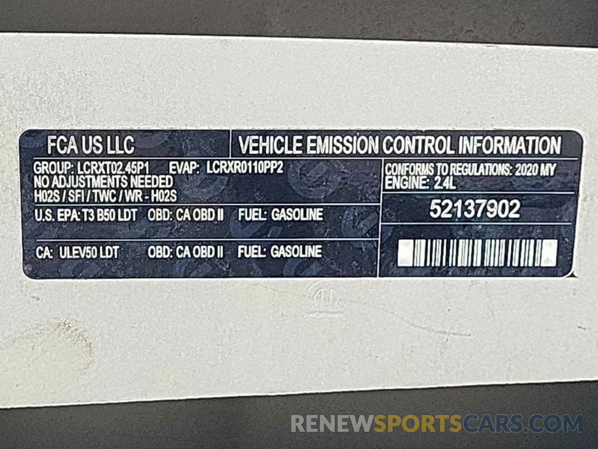 14 fotografías del automóvil dañado ZACNJBAB9LPL47577 JEEP RENEGADE 2020