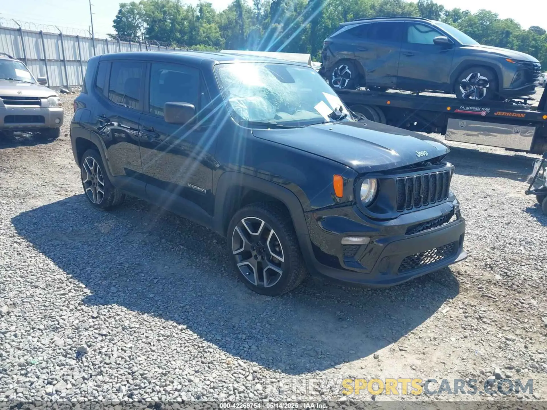 1 fotografías del automóvil dañado ZACNJBAB9LPL76867 JEEP RENEGADE 2020
