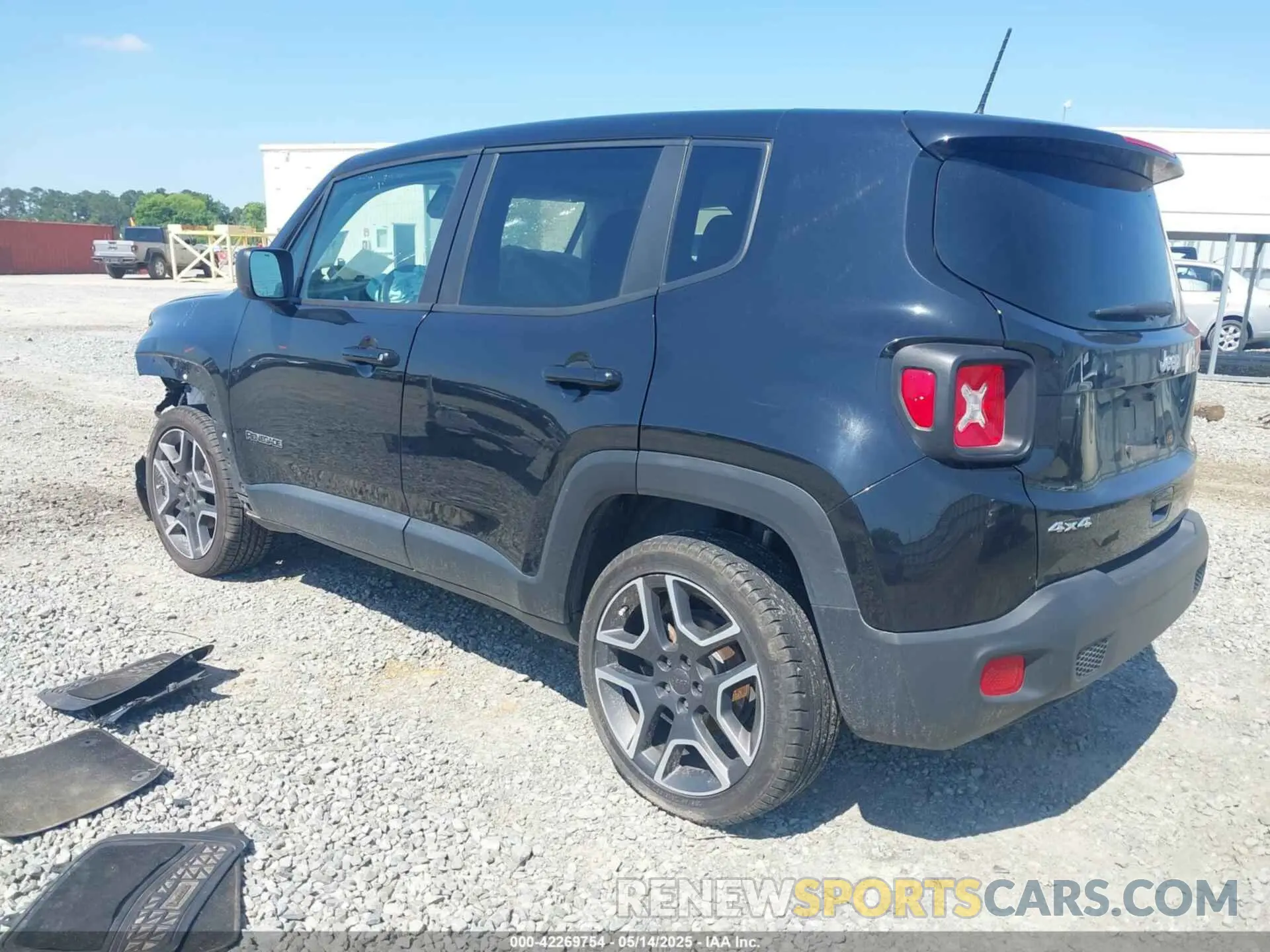 3 fotografías del automóvil dañado ZACNJBAB9LPL76867 JEEP RENEGADE 2020