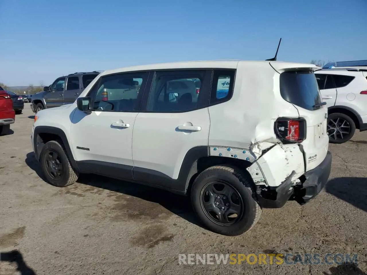 2 fotografías del automóvil dañado ZACNJBABXLPL15799 JEEP RENEGADE 2020