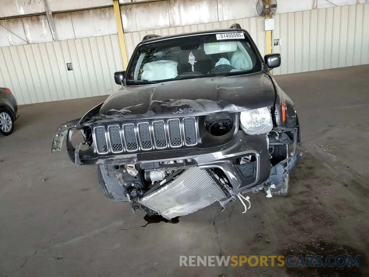5 fotografías del automóvil dañado ZACNJBBB0LPL65397 JEEP RENEGADE 2020