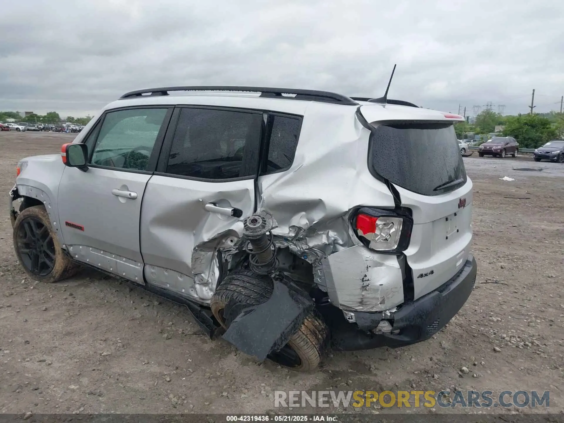 6 fotografías del automóvil dañado ZACNJBBB0LPL76965 JEEP RENEGADE 2020