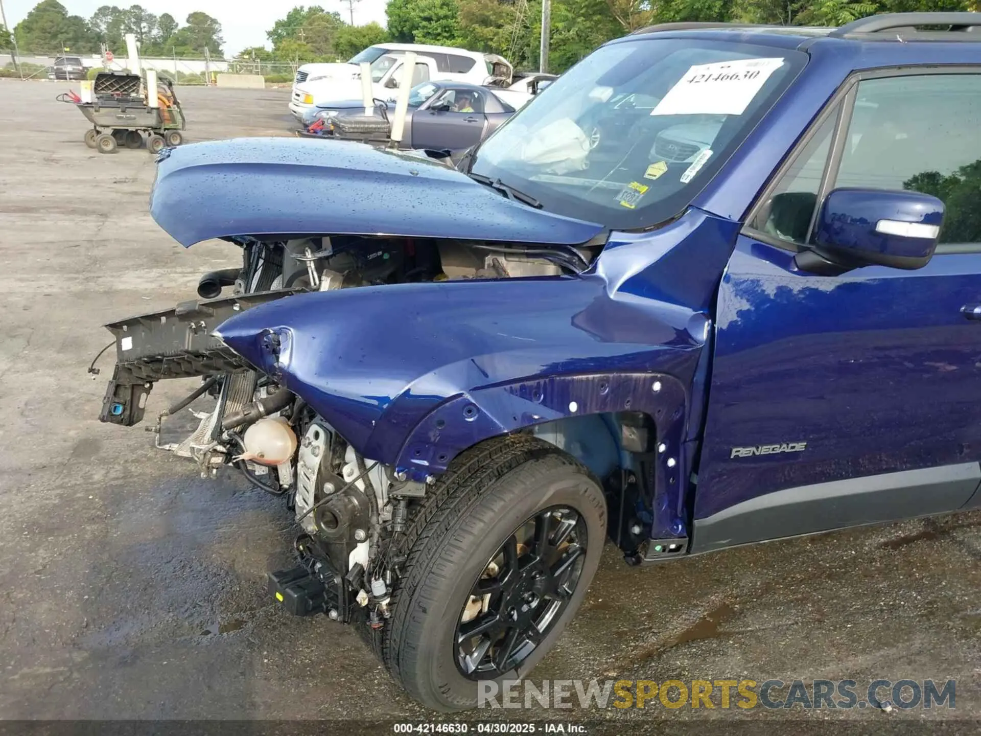 16 fotografías del automóvil dañado ZACNJBBB1LPL35342 JEEP RENEGADE 2020