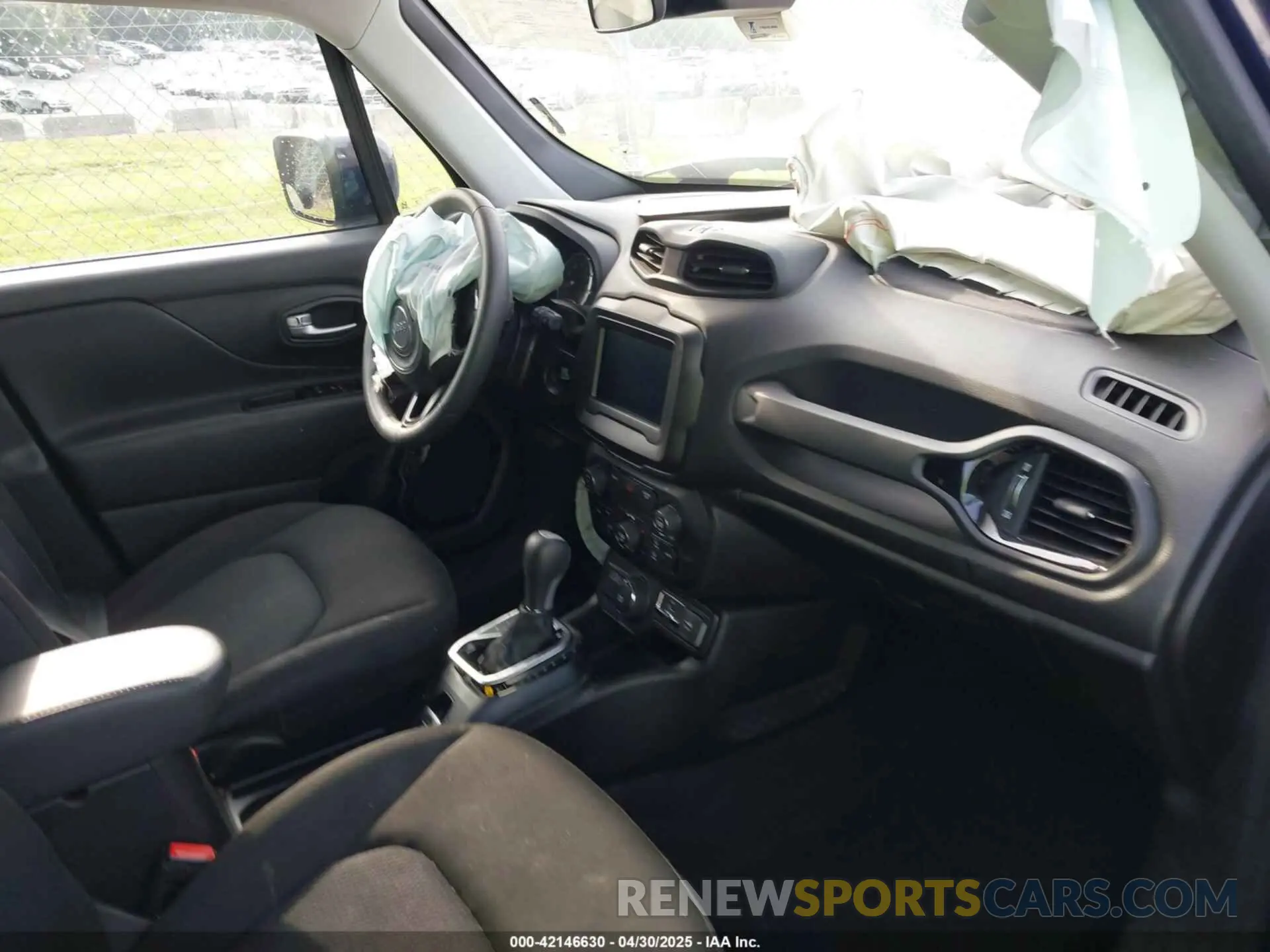 5 fotografías del automóvil dañado ZACNJBBB1LPL35342 JEEP RENEGADE 2020