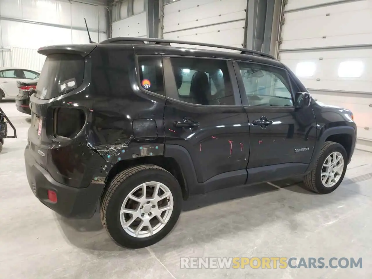 3 fotografías del automóvil dañado ZACNJBBB1LPL47605 JEEP RENEGADE 2020