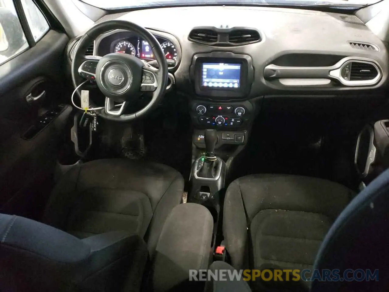 8 fotografías del automóvil dañado ZACNJBBB1LPL47605 JEEP RENEGADE 2020