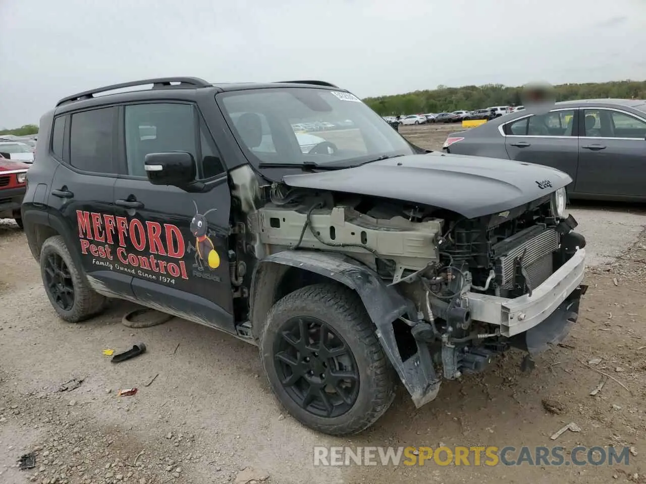 4 fotografías del automóvil dañado ZACNJBBB2LPL41716 JEEP RENEGADE 2020