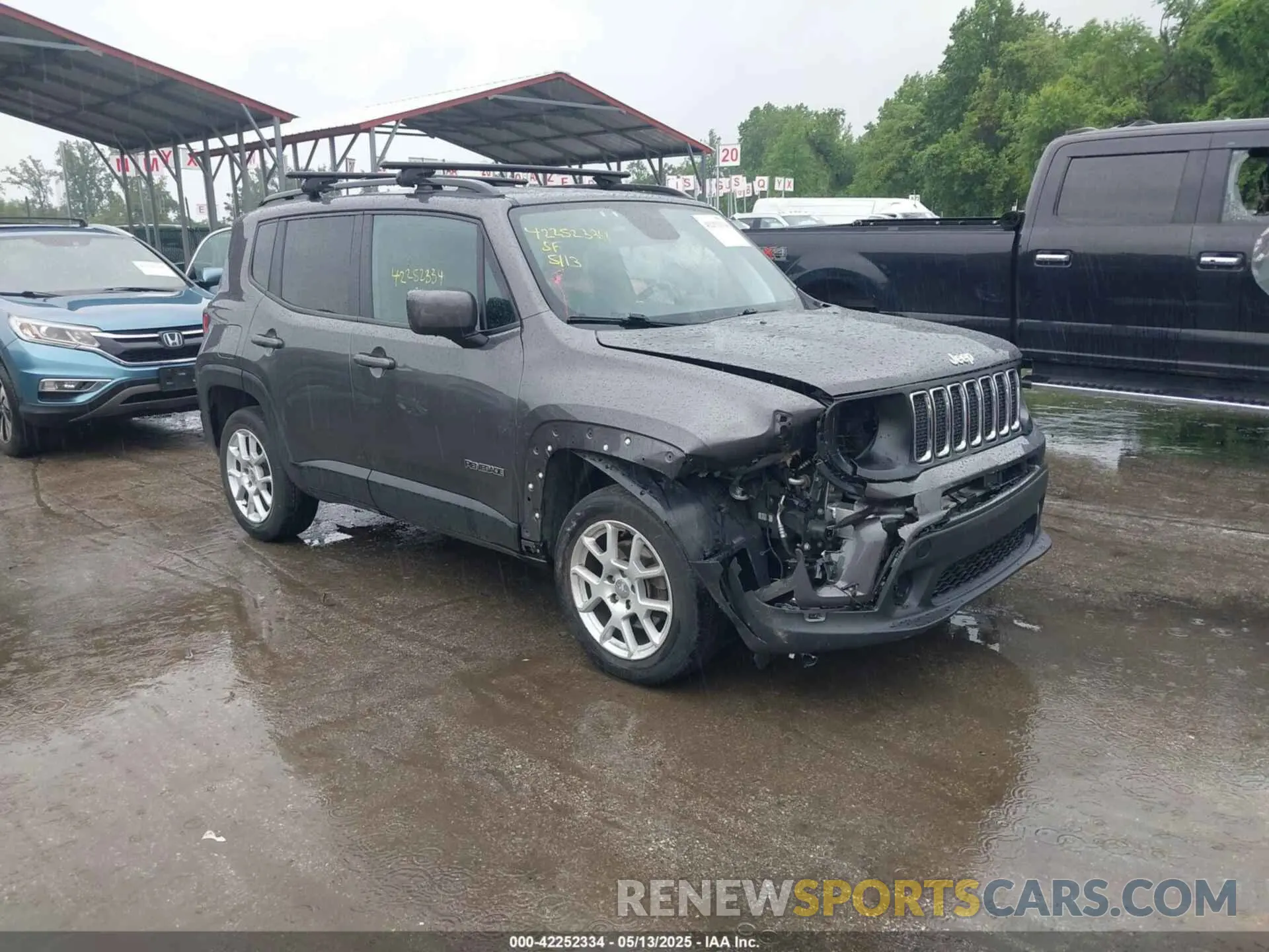 1 fotografías del automóvil dañado ZACNJBBB4LPL28384 JEEP RENEGADE 2020