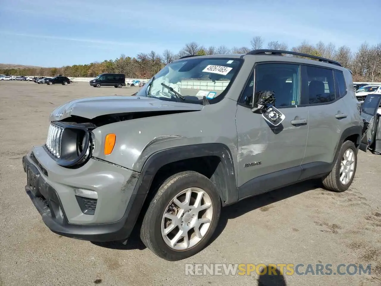 1 fotografías del automóvil dañado ZACNJBBB5LPL73169 JEEP RENEGADE 2020