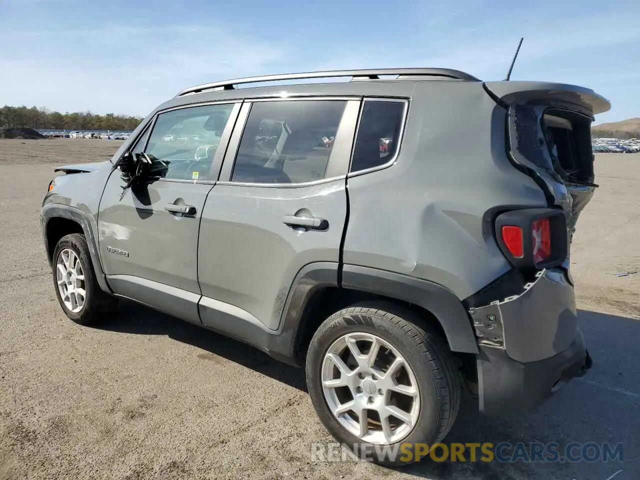 2 fotografías del automóvil dañado ZACNJBBB5LPL73169 JEEP RENEGADE 2020
