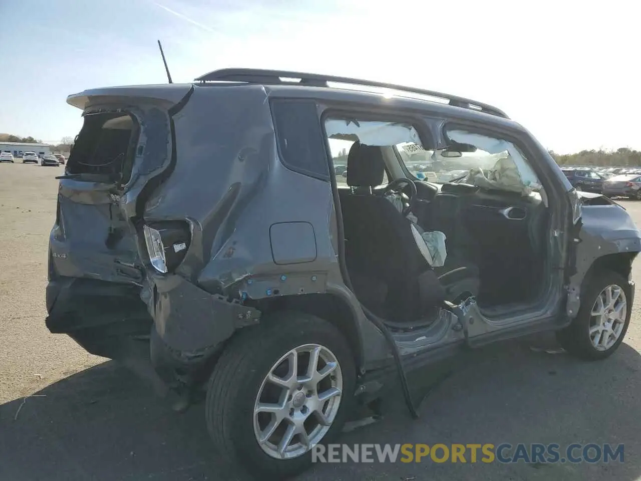 3 fotografías del automóvil dañado ZACNJBBB5LPL73169 JEEP RENEGADE 2020