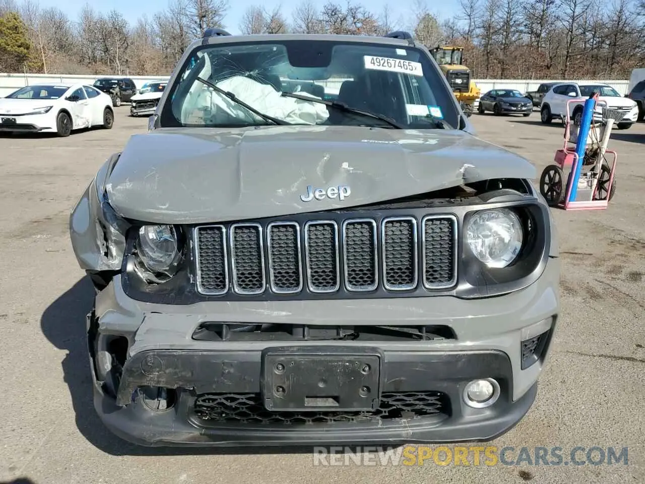 5 fotografías del automóvil dañado ZACNJBBB5LPL73169 JEEP RENEGADE 2020