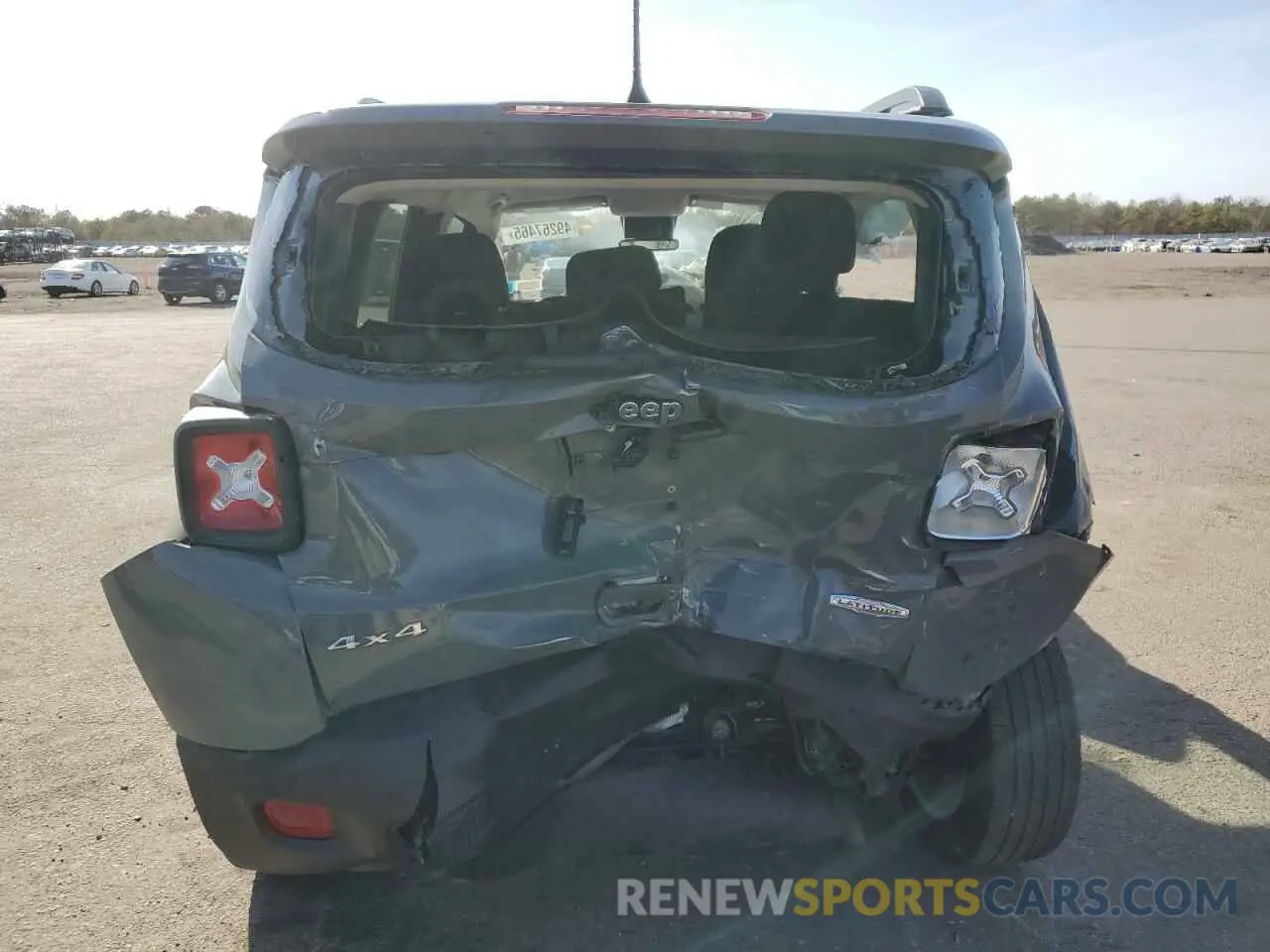 6 fotografías del automóvil dañado ZACNJBBB5LPL73169 JEEP RENEGADE 2020