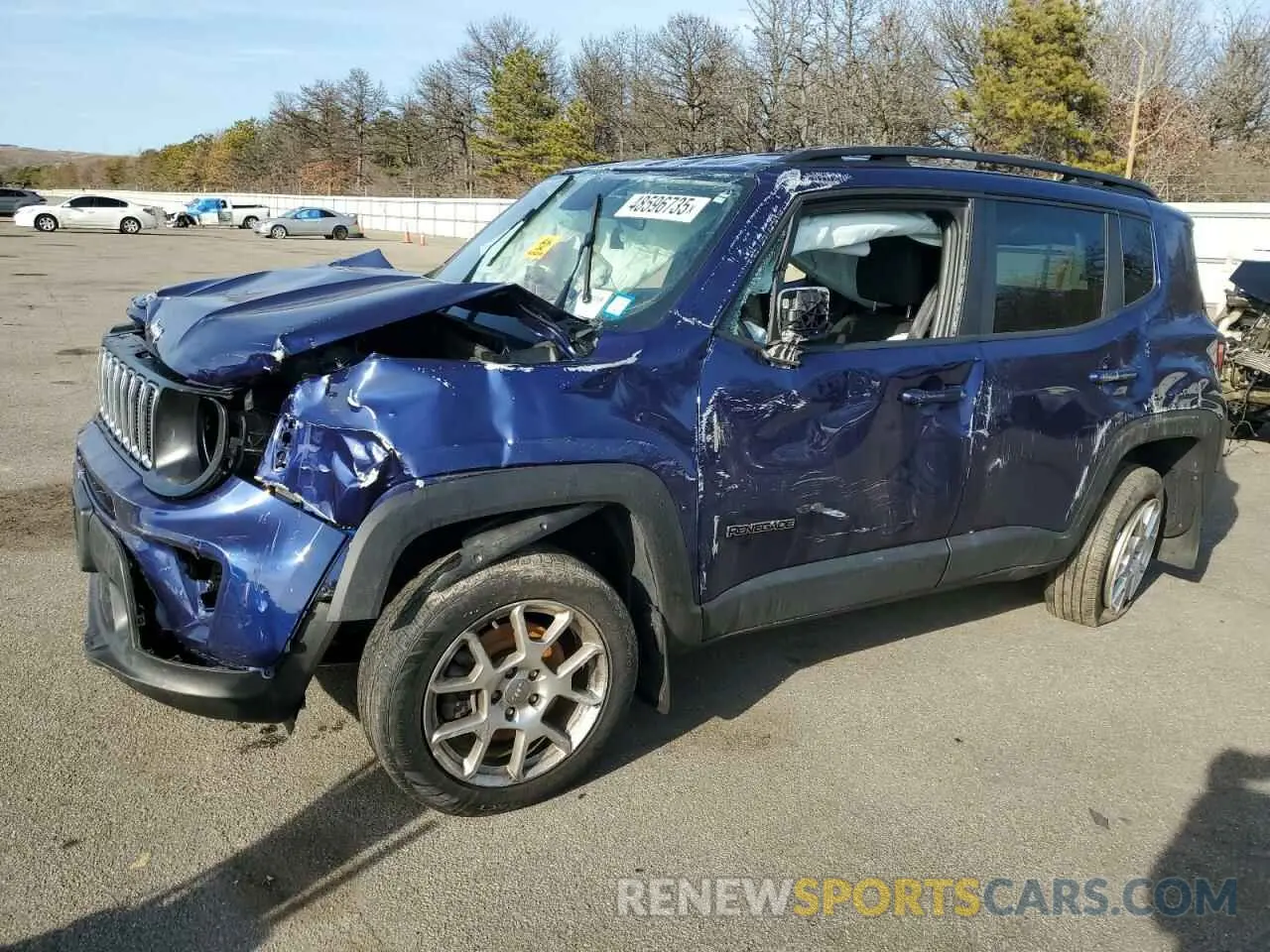 1 fotografías del automóvil dañado ZACNJBBB5LPL73219 JEEP RENEGADE 2020