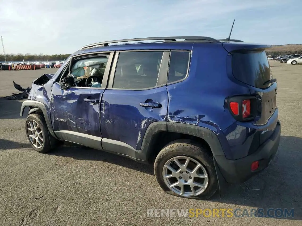 2 fotografías del automóvil dañado ZACNJBBB5LPL73219 JEEP RENEGADE 2020