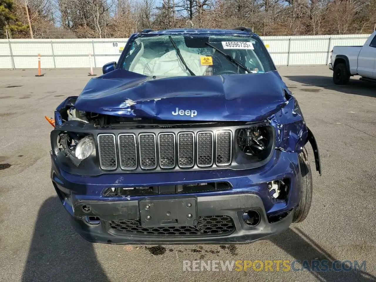 5 fotografías del automóvil dañado ZACNJBBB5LPL73219 JEEP RENEGADE 2020