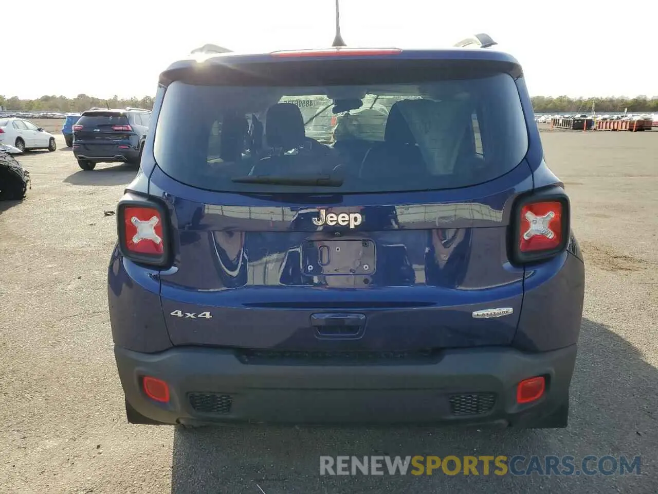 6 fotografías del automóvil dañado ZACNJBBB5LPL73219 JEEP RENEGADE 2020