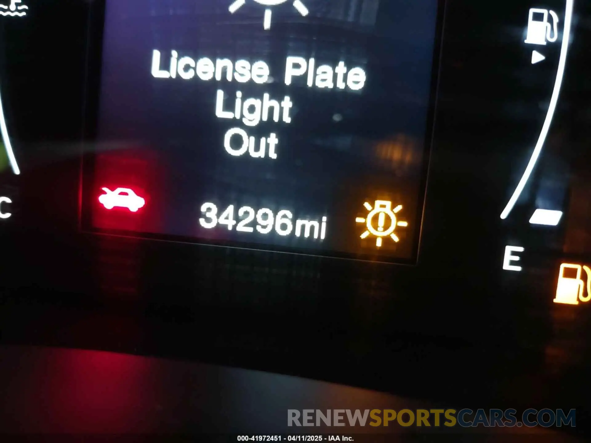 15 fotografías del automóvil dañado ZACNJBBB5LPL90957 JEEP RENEGADE 2020