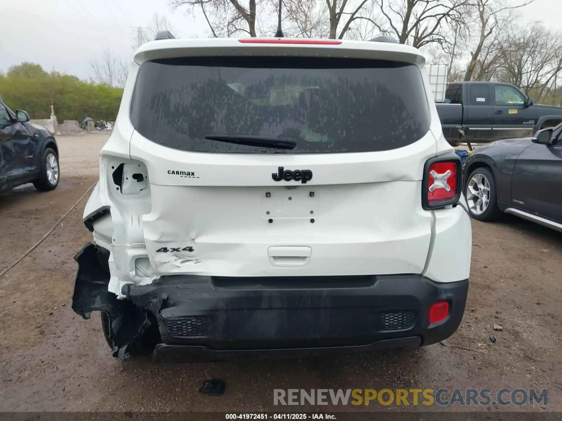 16 fotografías del automóvil dañado ZACNJBBB5LPL90957 JEEP RENEGADE 2020