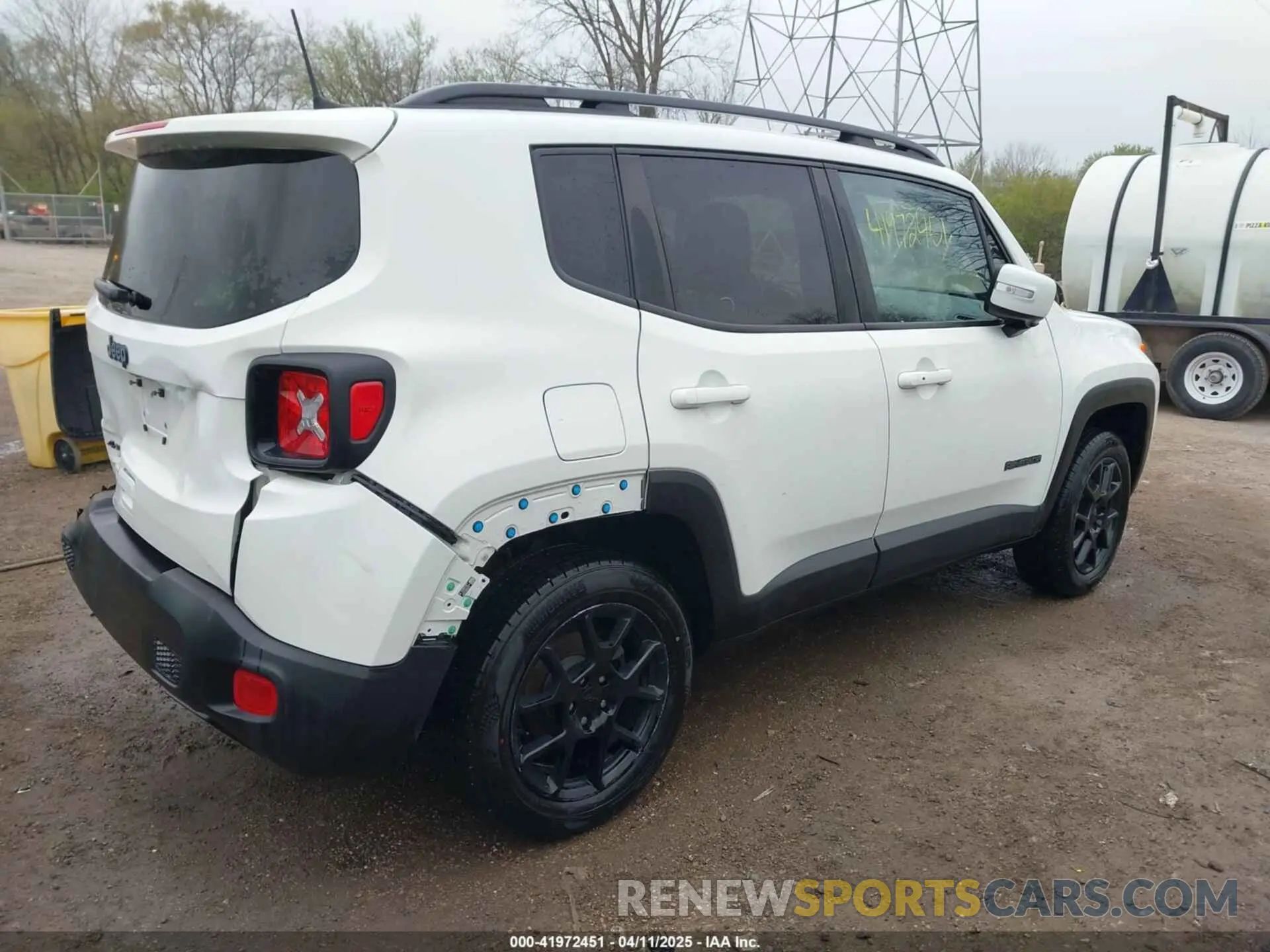 4 fotografías del automóvil dañado ZACNJBBB5LPL90957 JEEP RENEGADE 2020
