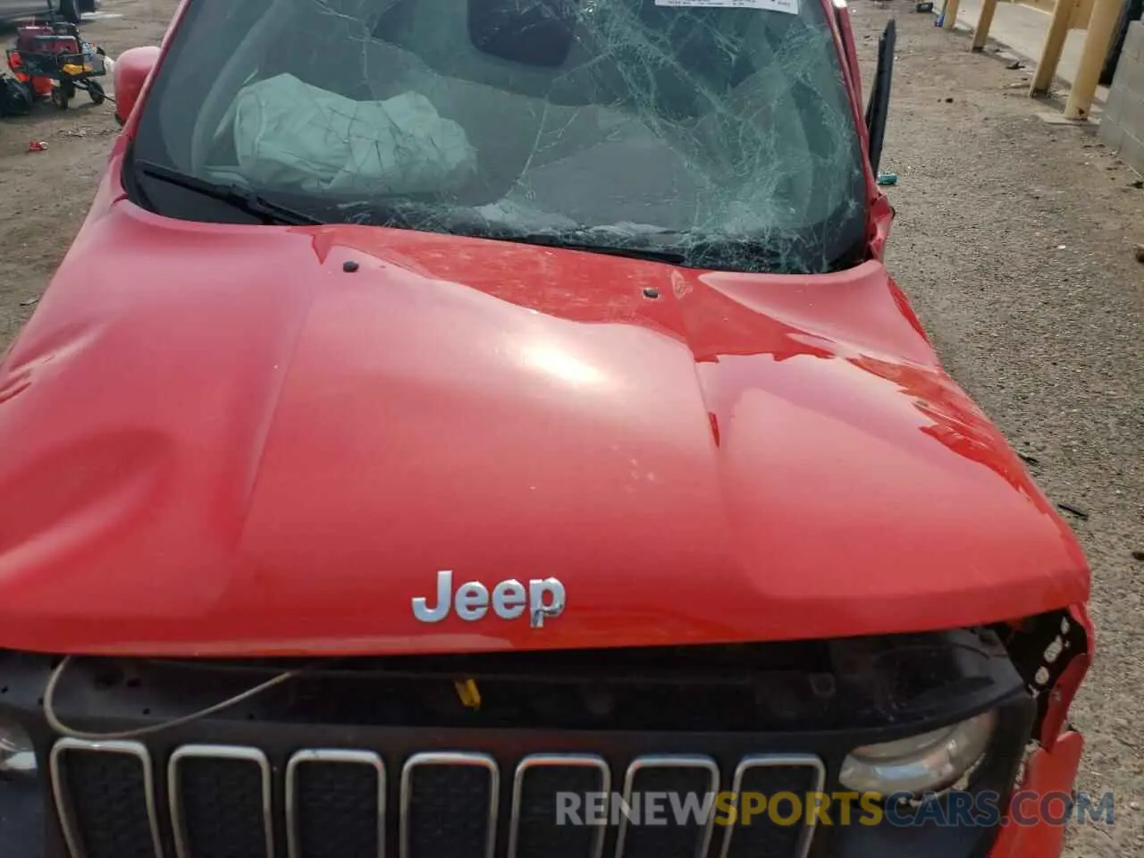 13 fotografías del automóvil dañado ZACNJBBB6LPL22876 JEEP RENEGADE 2020