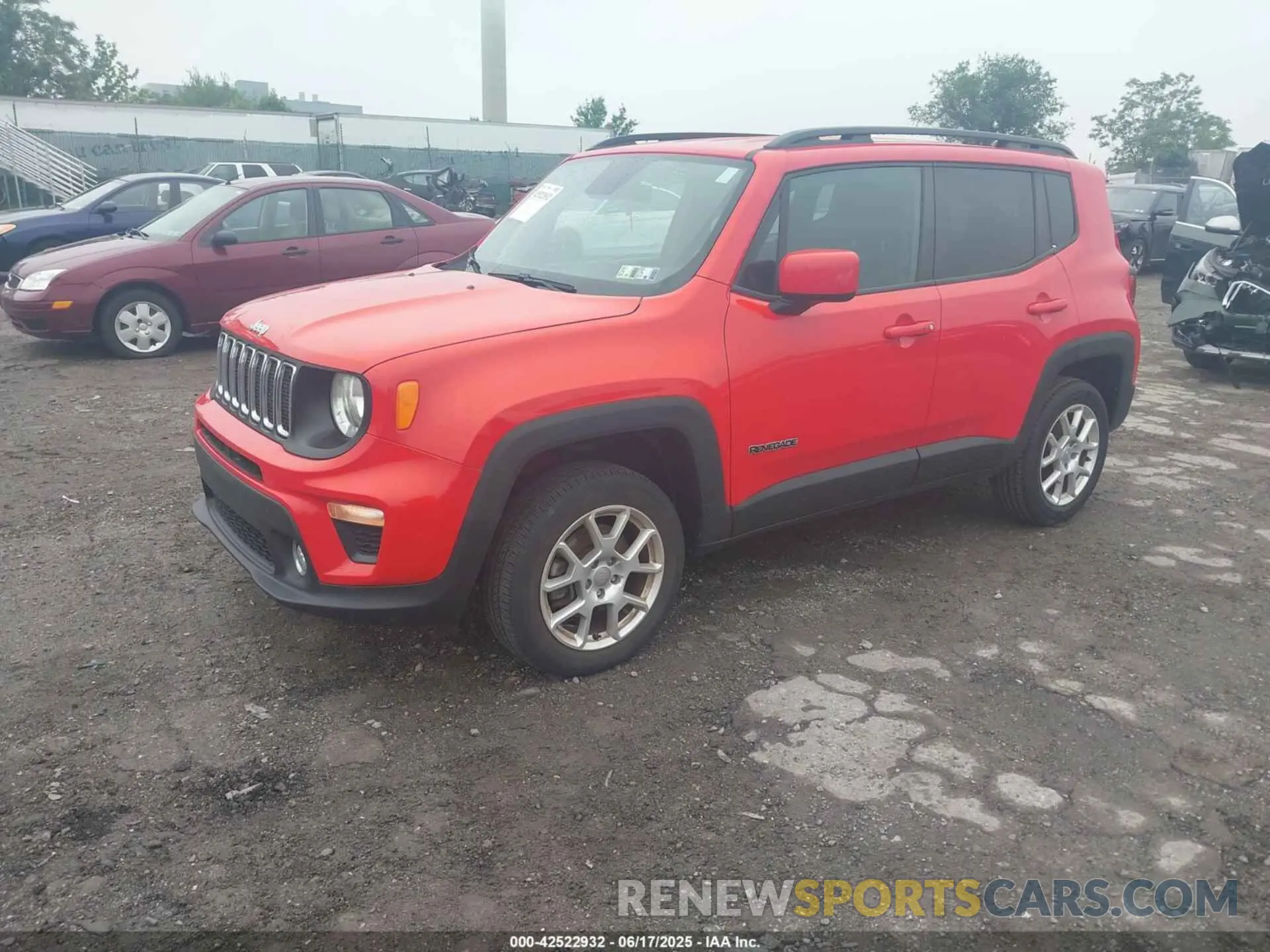 2 fotografías del automóvil dañado ZACNJBBB7LPL26547 JEEP RENEGADE 2020