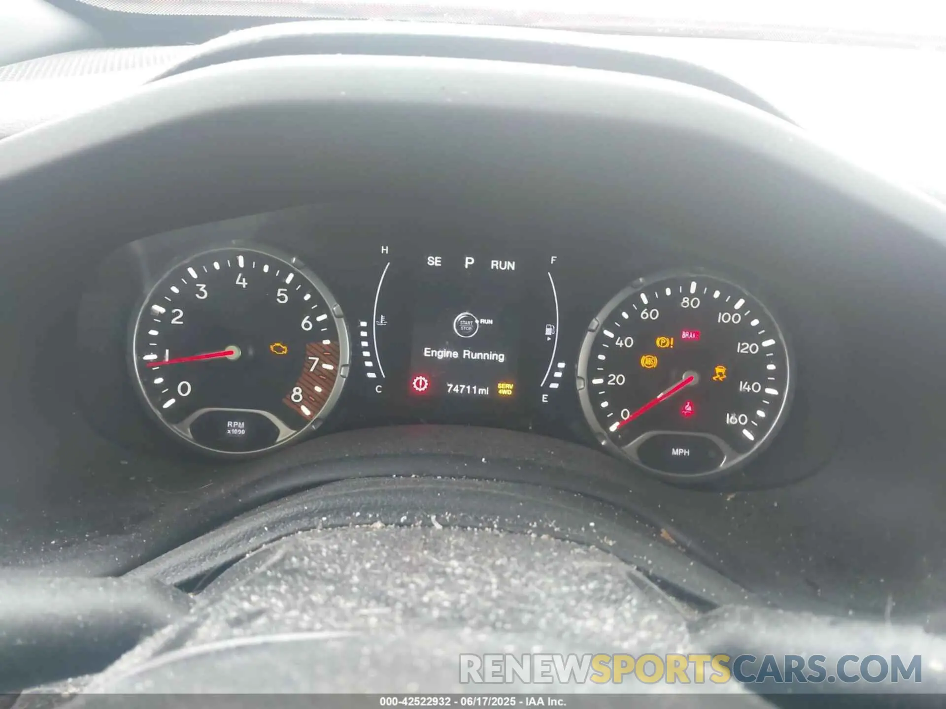 7 fotografías del automóvil dañado ZACNJBBB7LPL26547 JEEP RENEGADE 2020