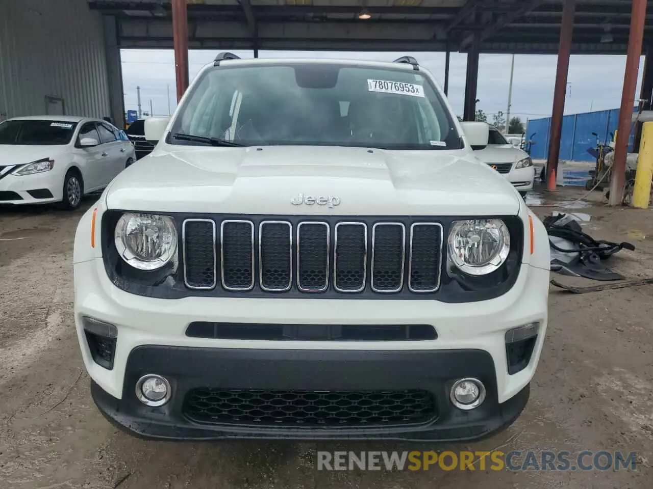 5 fotografías del automóvil dañado ZACNJBBB7LPL44224 JEEP RENEGADE 2020
