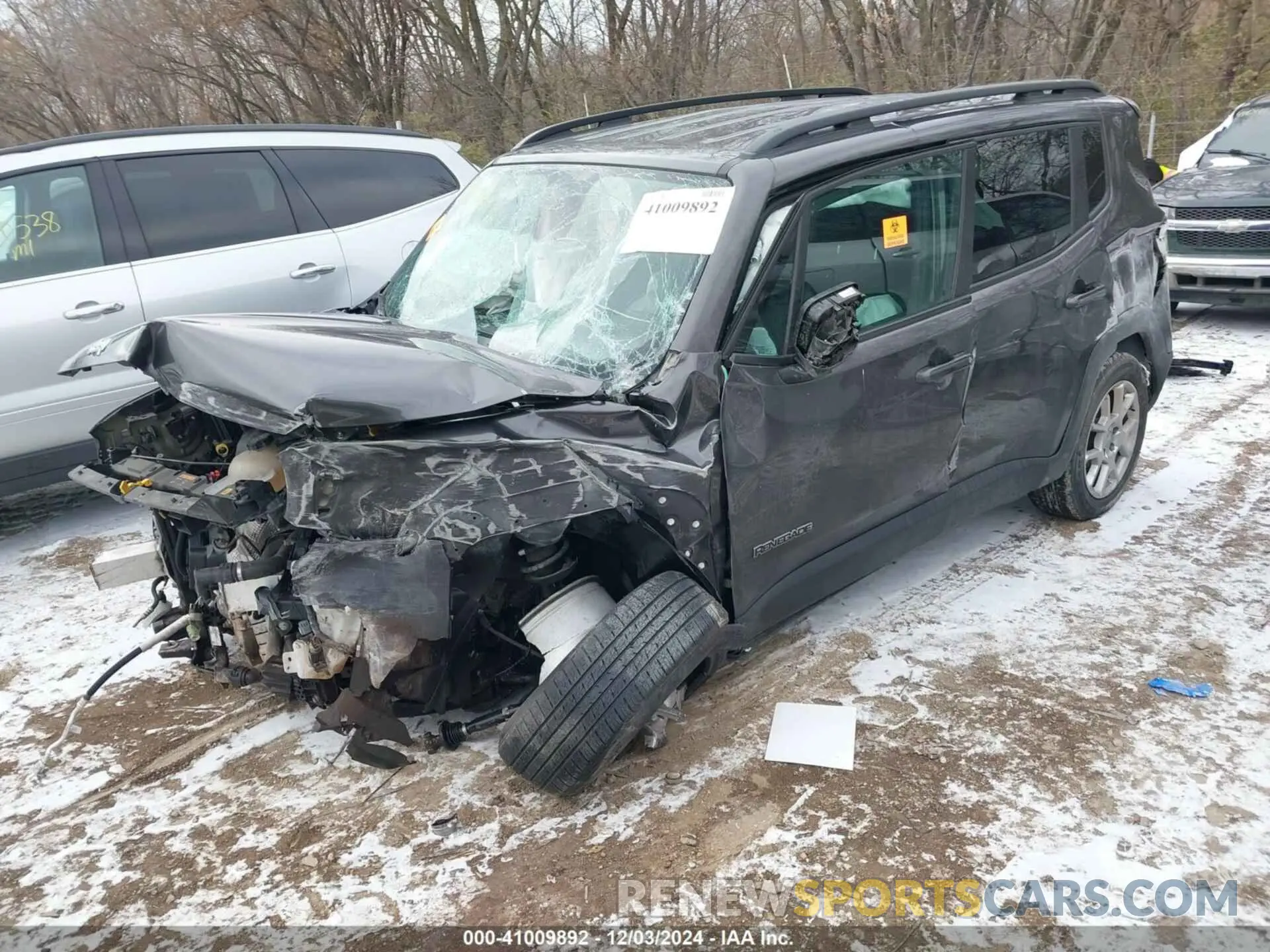 2 fotografías del automóvil dañado ZACNJBBB7LPL67244 JEEP RENEGADE 2020