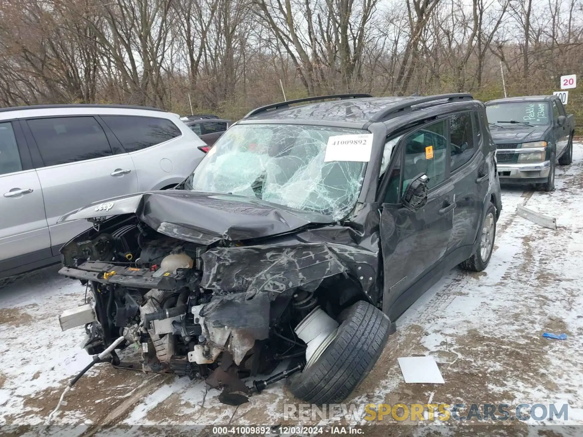 6 fotografías del automóvil dañado ZACNJBBB7LPL67244 JEEP RENEGADE 2020