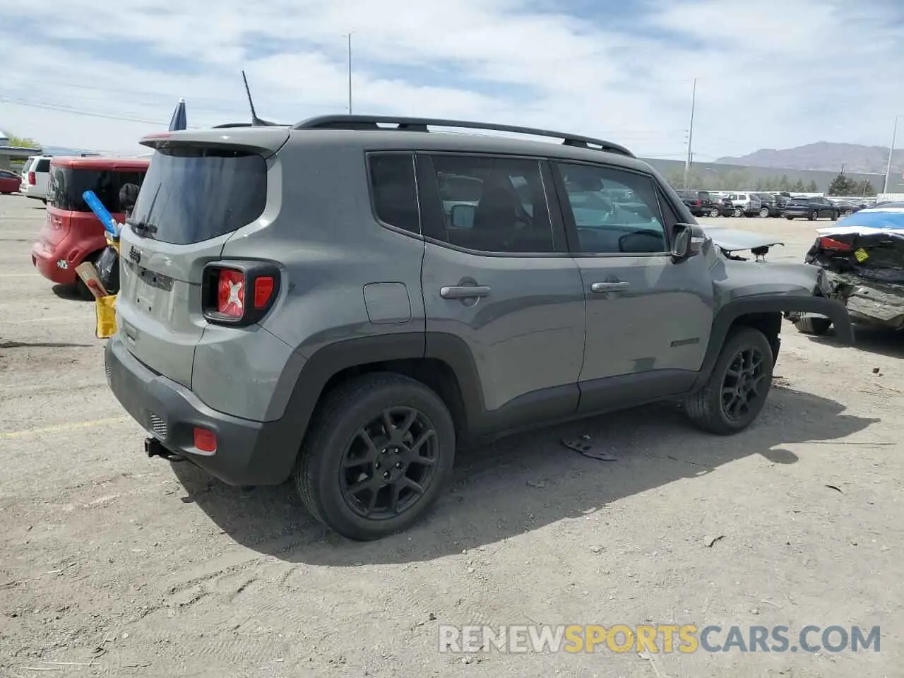 3 fotografías del automóvil dañado ZACNJBBB8LPL87499 JEEP RENEGADE 2020