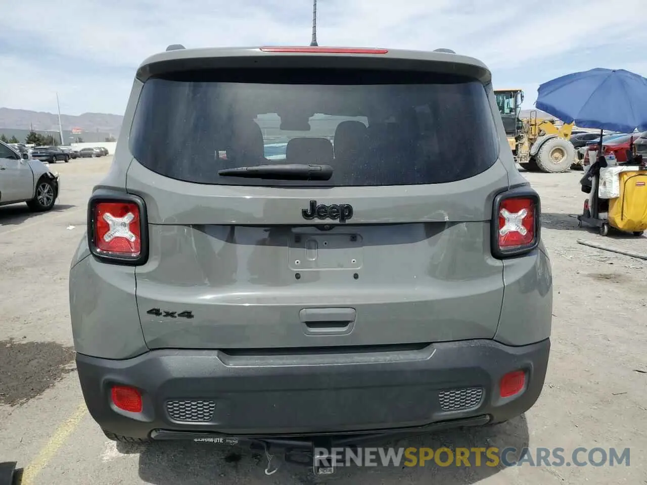 6 fotografías del automóvil dañado ZACNJBBB8LPL87499 JEEP RENEGADE 2020