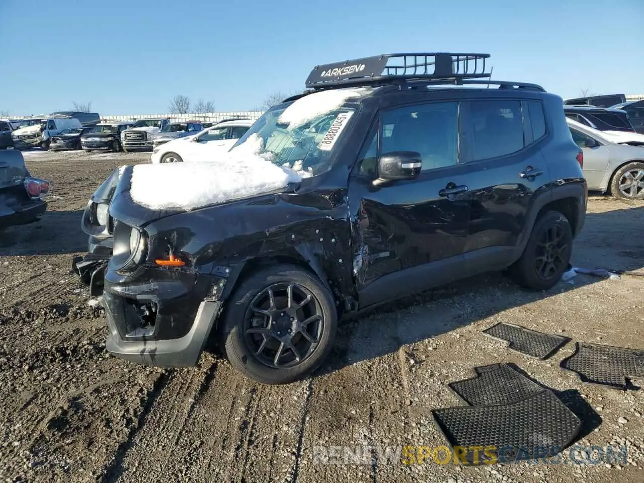 1 fotografías del automóvil dañado ZACNJBBB8LPL97210 JEEP RENEGADE 2020