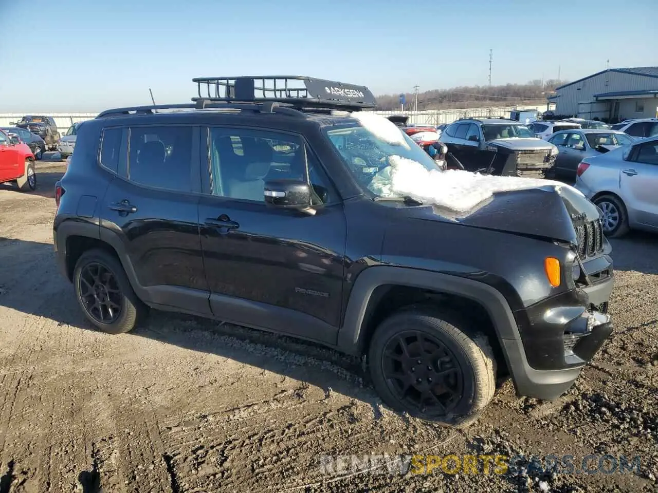 4 fotografías del automóvil dañado ZACNJBBB8LPL97210 JEEP RENEGADE 2020