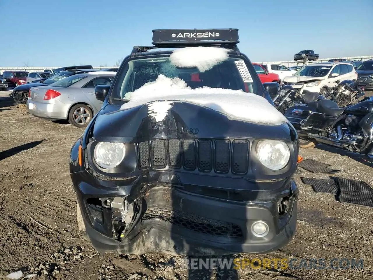 5 fotografías del automóvil dañado ZACNJBBB8LPL97210 JEEP RENEGADE 2020
