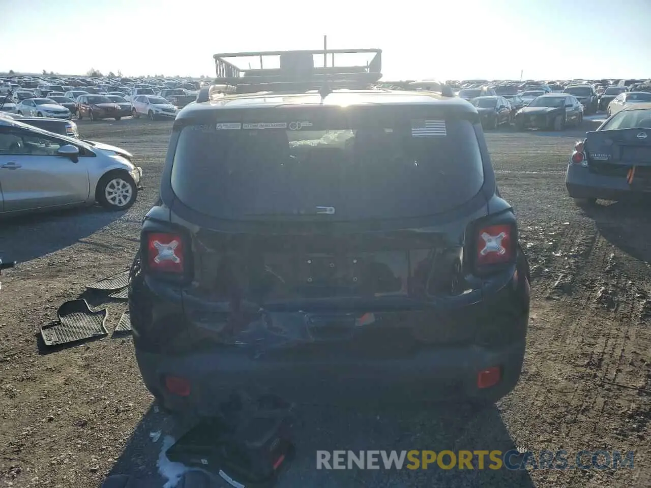 6 fotografías del automóvil dañado ZACNJBBB8LPL97210 JEEP RENEGADE 2020
