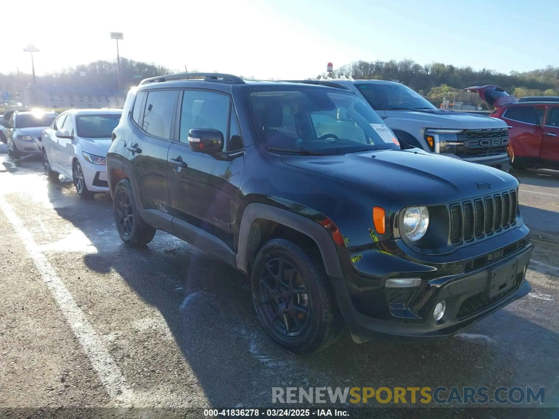 1 fotografías del automóvil dañado ZACNJBBB9LPL96907 JEEP RENEGADE 2020
