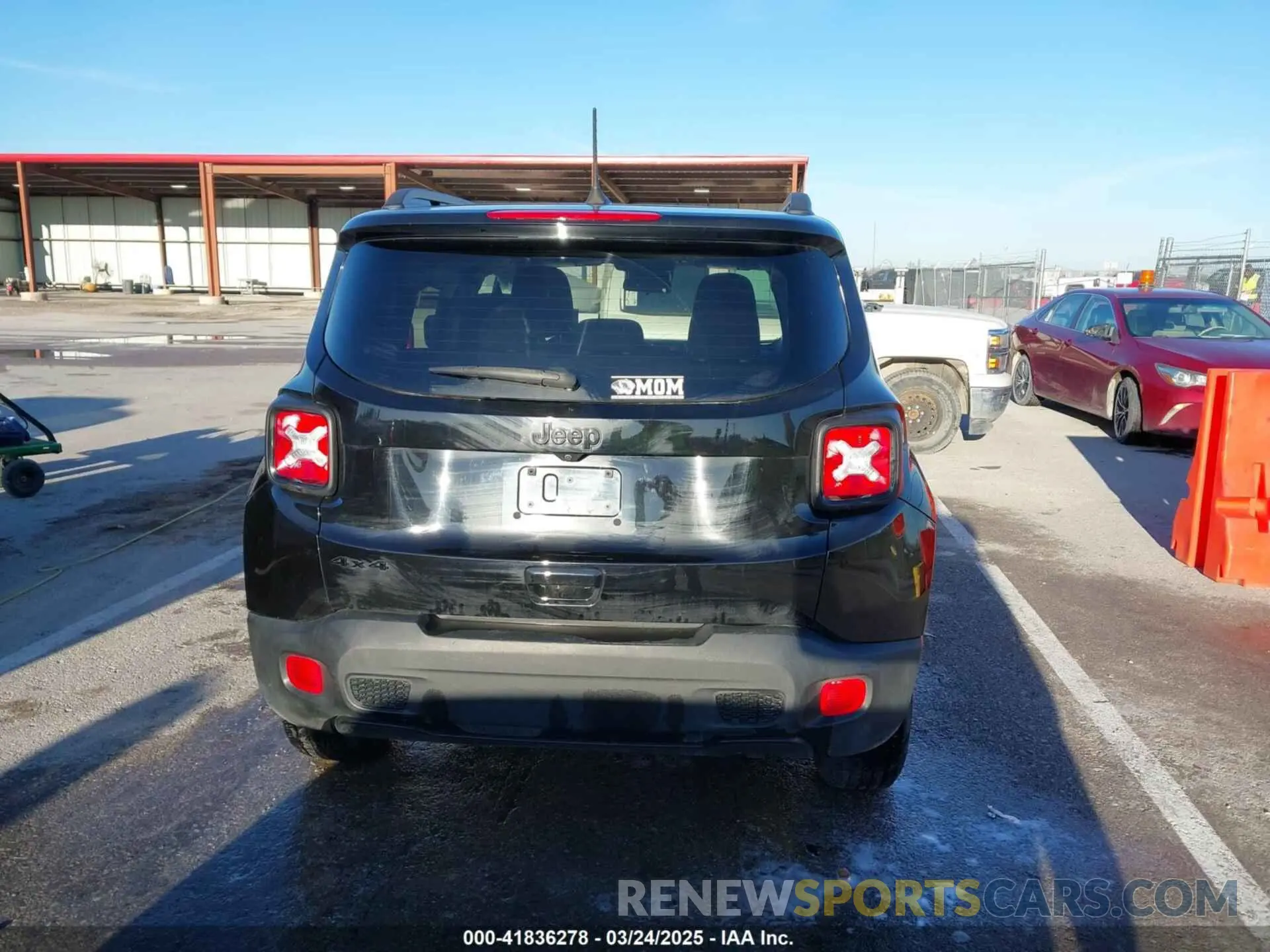 16 fotografías del automóvil dañado ZACNJBBB9LPL96907 JEEP RENEGADE 2020