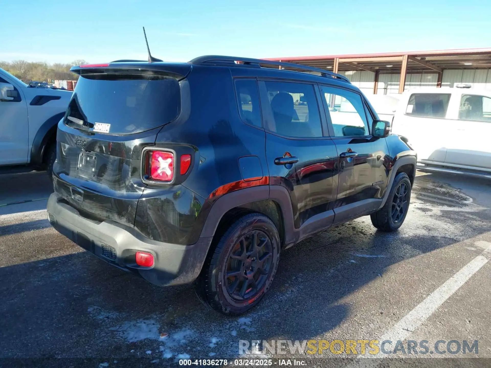 4 fotografías del automóvil dañado ZACNJBBB9LPL96907 JEEP RENEGADE 2020
