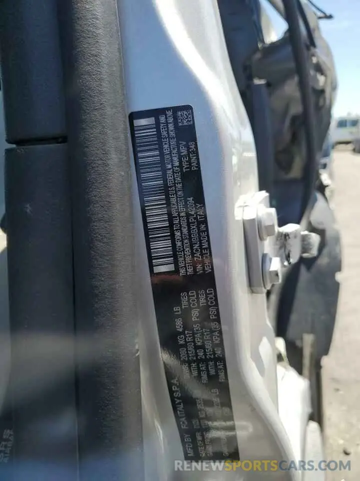 13 fotografías del automóvil dañado ZACNJBBBXLPL42094 JEEP RENEGADE 2020